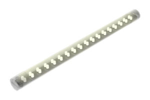 AC100 solid color, dimmable LED light strip with choice of tube housing for cove lighting, signage, display, glass and underwater installations. Boca Lighting and Controls