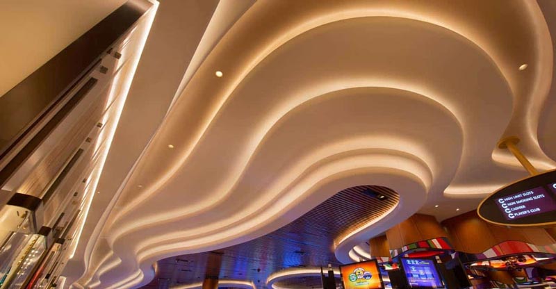 LED cove lighting in a hospitality application