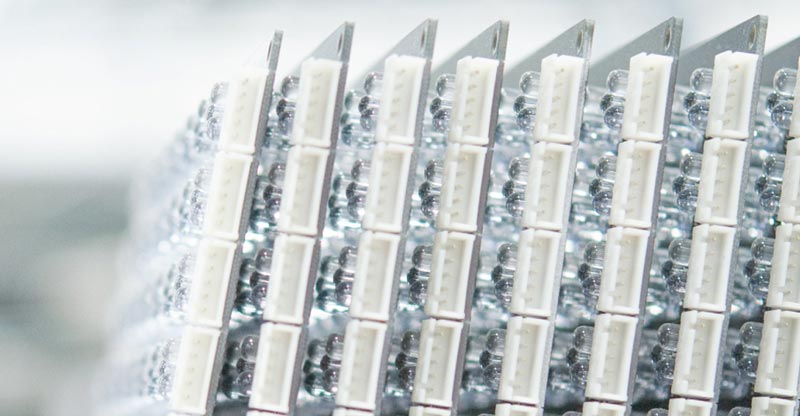 Close-Up View of Boca Lighting and Controls LED Lighting Components