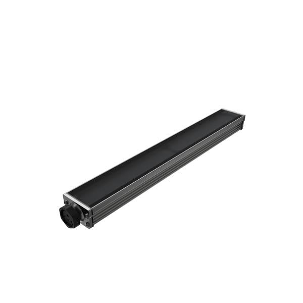 The HPNFC-HO is an interior linear LED variable light strip fixture with a shallow profile.