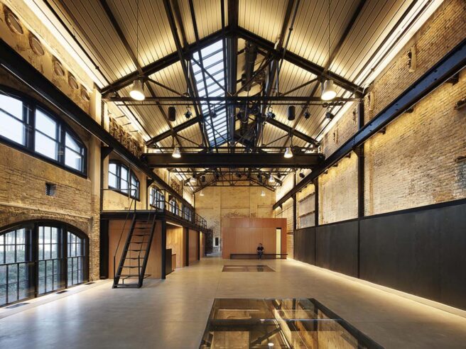 Accent lighting highlights the architecture of a space.