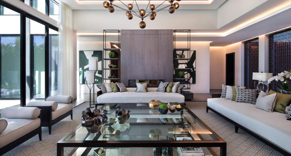 Layering types of light for functional and dynamic spaces Numerous illuminated spaces inside a private residence